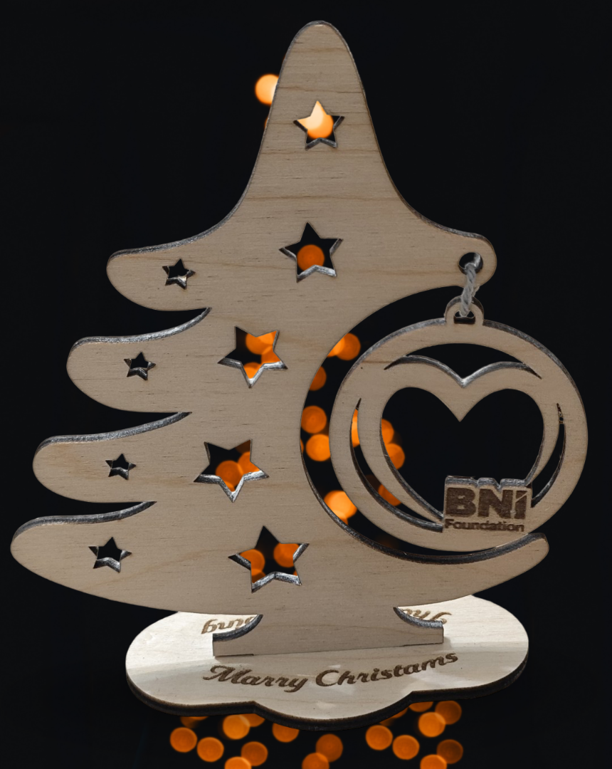 Weihnachtsbaum als Tischschmuck